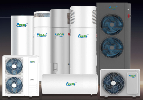 The Pecol range of heat pump water heaters