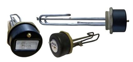 Pecol screw-in heating elements